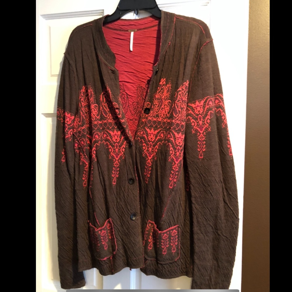 Free People Sweater Jacket